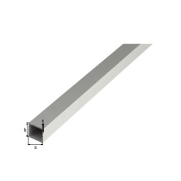 FIRKANTRØR GAH ALBERTS ALUMINIUM FLERE STØRRELSER