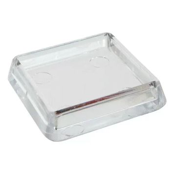 MØBELFOT STABILIT TRANSPARENT 50X50MM 4 STK