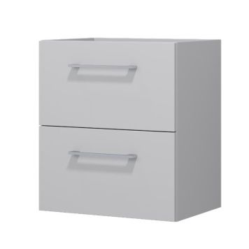 SERVANTSKAP CAMARGUE NORD GRUNN 2 SKUFFER HVIT MATT 80 CM