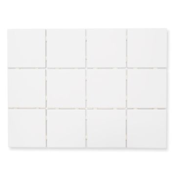 FLIS SILK PANEW 10X10CM 1.44M²/PK HVIT 