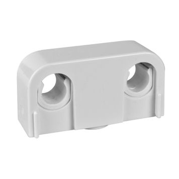 RØRKLAMMER DOBBEL 12-15 HVIT 40CC 10-PK
