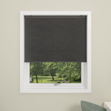 PLISSÉ DEBEL TOUCH TRÅDLØS 90X160CM GRÅ