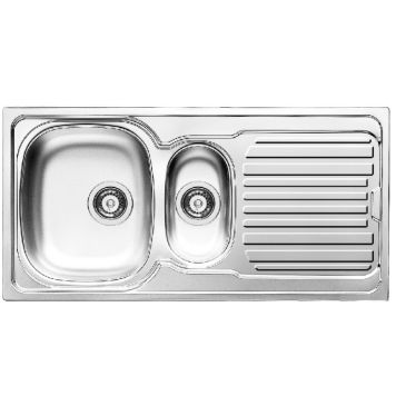 OPPVASKBENK PYRAMIS AURORA 1 1/2B 1D 100X50 INKL. AVLØPSSETT