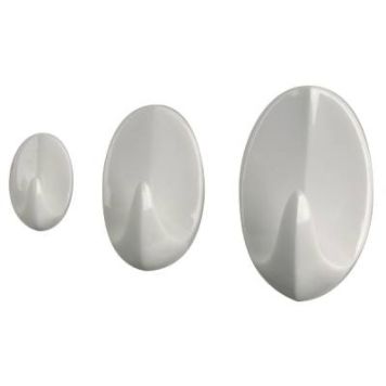 PLASTKROK MILLERS 3 LITEN SELVKLE HVIT