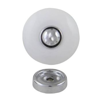 KNOTT MILLERS LEIF  Ø36MM HVIT/KROM