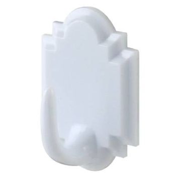 PLASTKROK MILLERS M SELVKLEBENDE HVIT