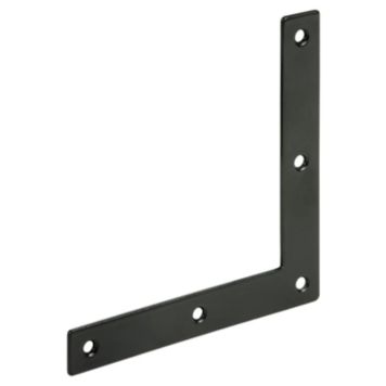 VINKELJERN VORMANN 100X15MM SVART