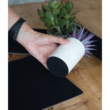 DEKORFOLIE D-C-FIX SORT PLYSJ/VELUR SELVKLEBENDE 45X100CM