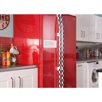 DEKORFOLIE D-C-FIX BLANK SIGNALRØD SELVKLEBENDE 45X200CM