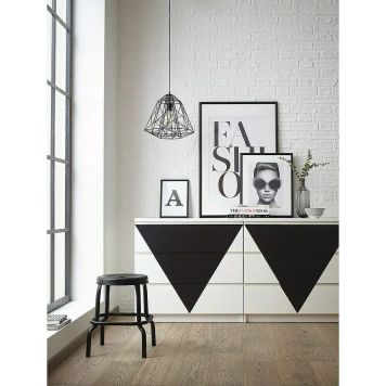 DEKORFOLIE D-C-FIX  SELVKLEBENDE 67,5X200CM SILKEMATT SORT