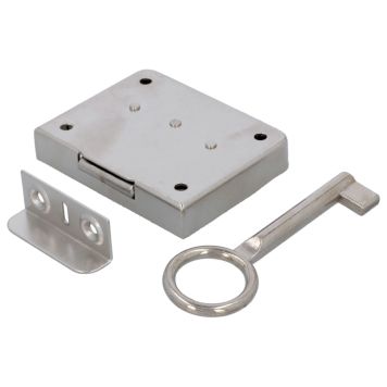 MØBELBOKSLÅS SUKI  25MM