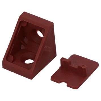 HJØRNEBESLAG SUKI 18MM BRUN