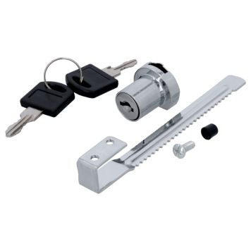 SYLINDERLÅS SUKI GLASSDØRER 125MM