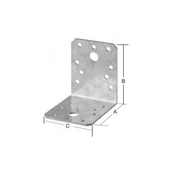 VINKEL VORMANN RUSTFRITT STÅL 70X70X55MM