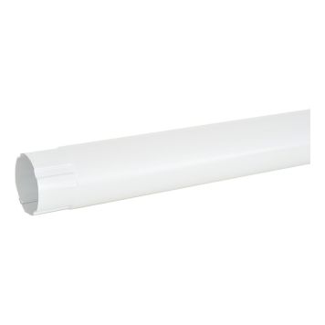 NEDLØPSRØR ICOPAL HVIT Ø75X4000MM STÅL