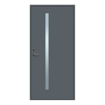 YTTERDØR SOLID ELEMENTS FUNKIS 10X21 HØYRE M1 ANTRASITT