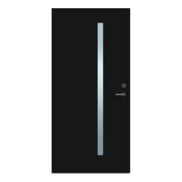 YTTERDØR SOLID ELEMENTS FUNKIS 9X21 VENSTRE M1 SVART
