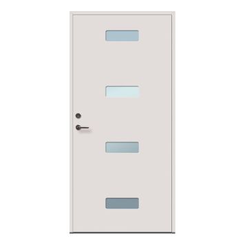 YTTERDØR SOLID ELEMENTS FUNKIS 10X21 VENSTRE M6 HVIT