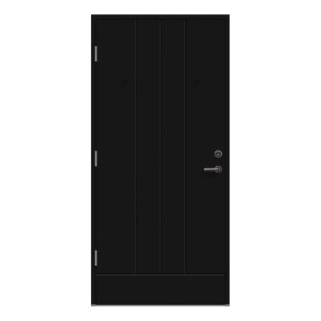 YTTERDØR SOLID ELEMENTS YSTAD 10X21 VENSTRE SVART