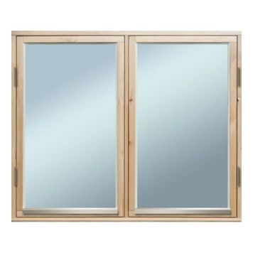 VINDU SIDEHENGT 12X10 2-LUFT 1+1 UBEHANDLET