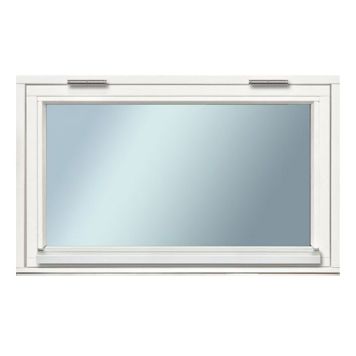 VINDU SOLID ELEMENTS OVERHENGT 8X5 2-GLASS HVITMALT