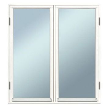 VINDU SOLID ELEMENTS SIDEHENGT 12X13 2-LUFT HVITMALT 2-GLASS 