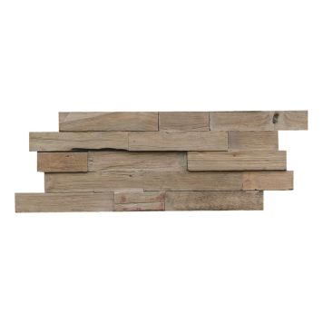 VEGGPANEL GUN SMOKED TEAK INDO 500X200MM 1.00M²