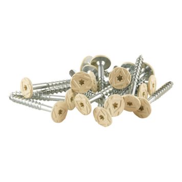 SKRUER FIBROTECH 5.0X45MM BEIGE 100STK