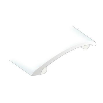 NIVÅLIST LUNDBERGS FIX HVIT 0-10X40X1000MM