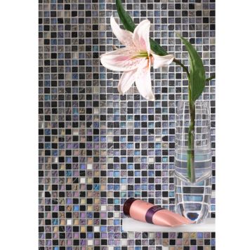 MOSAIKK MIX GRÅ/SØLV 1,5X1,5CM