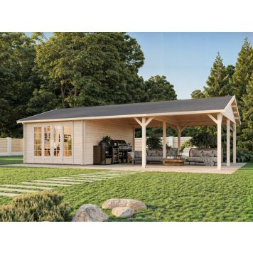 HAGESTUE PALMAKO IRENE MED CARPORT 19,0+33,2M²