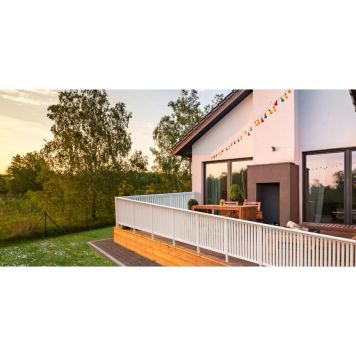 TERRASSEREKKVERK PALMAKO SIRI 11 HVITMALT 110,8X89CM