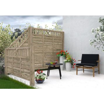 LEVEGG PALMAKO HELIS GRÅ 180X180CM                          