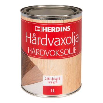 HARDVOKSOLJE HERDINS LYSGRÅ 1L