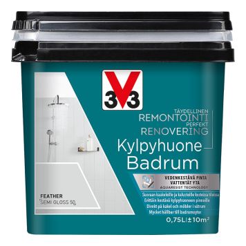 FLISEMALING V33 FEATHER SEMI GLOSS 750ML