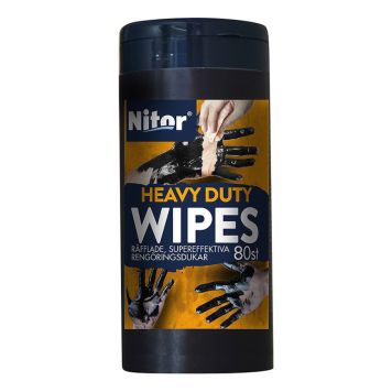 RENGJØRINGSSERVIETTER FIXOR BY NITOR HEAVY DUTY 80STK