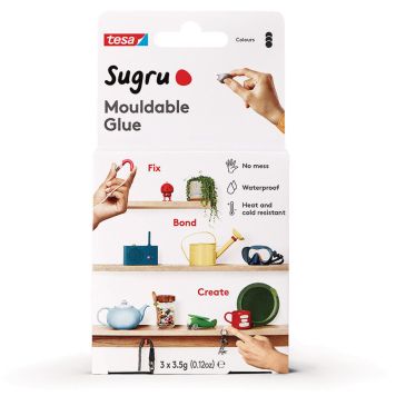 FORMBART LIM TESA SUGRU SVART 3STK