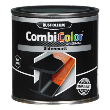 METALLAKK COMBICOLOR SVART SILKEMATT 250ML
