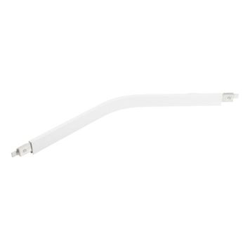 GARDINSKINNE KIRSCH ELITE HJØRNEBØY 135° 20X20CM HVIT