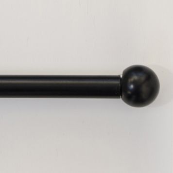 GARDINSTANG HASTA LUNA SVART MATT 90-160CM