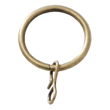 GARDINRING HASTA Ø32/38MM ANTIKKMESSING 10PK                    