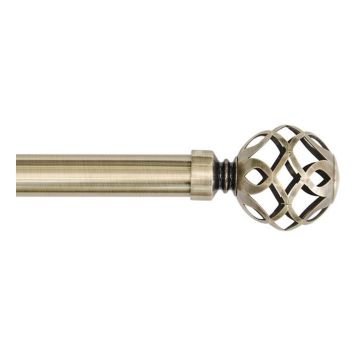 GARDINSTANG HASTA SMILLA ANTIKKMESSING 130-240CM