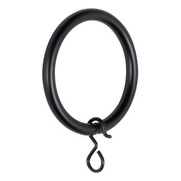 GARDINRING KIRSCH Ø28MM SVART