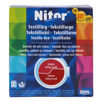 TEKSTILFARGE NITOR TOMAT 03