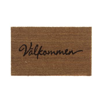 DØRMATTE COCO NATUR VÄLKOMMEN 45X75
