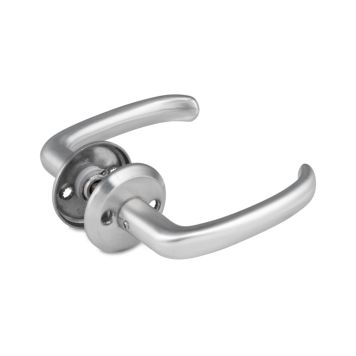 DØRHÅNDTAK JASA L-FORM ERIS BØRSTET HULMODEL 19 MM