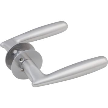 DØRHÅNDTAK JASA L-FORM ORION BØRSTET 22 MM