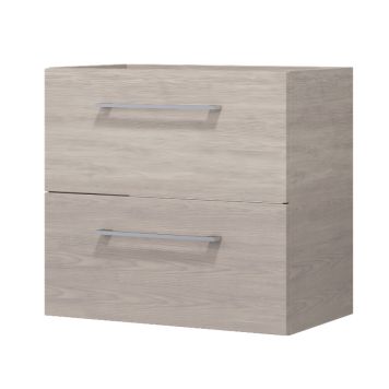 SERVANTSKAP CAMARGUE NORD 2 SKUFFER GRÅ TRE 60 CM