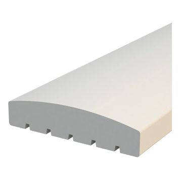 OVERLIGGER PALMAKO TIL BALKONGREKKVERK HVITMALT 3,4X14,5X420