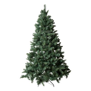 KUNSTIG JULETRE LYX U/LYS 210CM GRØNN